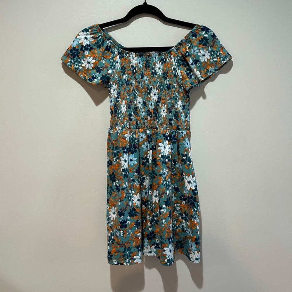 Blue Floral Dress